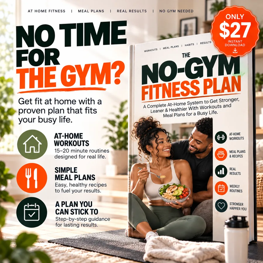 Promotional artwork for No-Gym Fitness